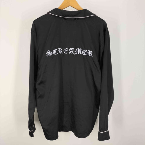 レジェンダ LEGENDA USUKE DEVIL コラボ SCREAMER SATIN SHIRTS スクリーマー サテン シャツ メンズ FREE