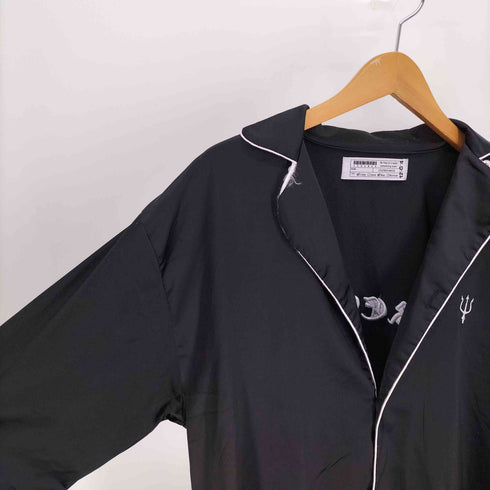 レジェンダ LEGENDA USUKE DEVIL コラボ SCREAMER SATIN SHIRTS スクリーマー サテン シャツ メンズ FREE