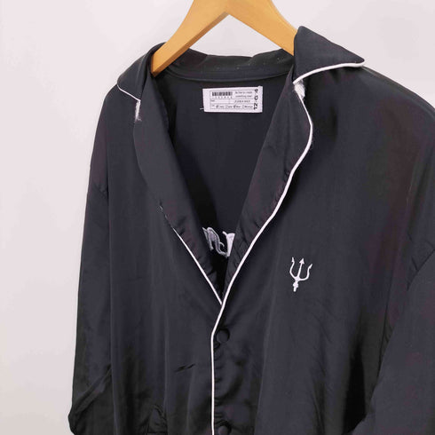 レジェンダ LEGENDA USUKE DEVIL コラボ SCREAMER SATIN SHIRTS スクリーマー サテン シャツ メンズ FREE