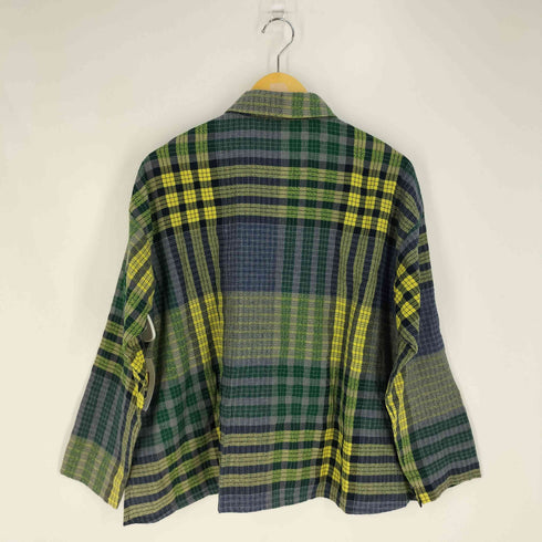 コットンハウスアヤ Cotton House Aya マルチカラー ウールコットン チェックシャツ レディース JPN:M