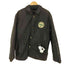 RED SKINS ブランケットライナー付き フロントワッペン シボ革レザージャケット メンズ import:M