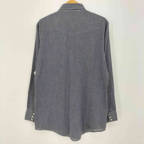 リー Lee 70-80s USA製 ウエスタン ギンガムチェックシャツ メンズ