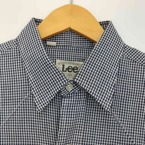 リー Lee 70-80s USA製 ウエスタン ギンガムチェックシャツ メンズ