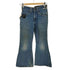 ジェーシーペニー JC Penney 70s ジッパーフライ ベルボトムデニムパンツ 42TALON レディース