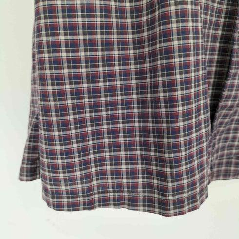 スティーブンアラン Steven Alan MINI TARTAN CHECK OPEN COLLAR SHIRT メンズ JPN:L