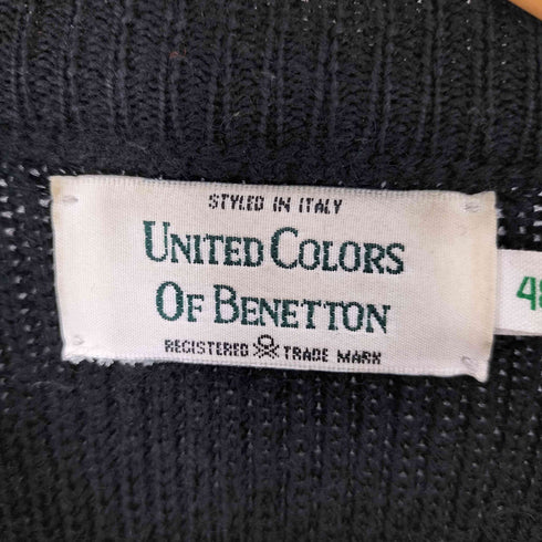 ユナイテッドカラーズオブベネトン UNITED COLORS OF BENETTON イタリア製 OLD コットンニット メンズ EUR:48
