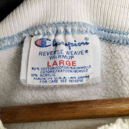 チャンピオン Champion 80s USA製 トリコタグ 目刺繍 REVERSE WEAVE WARM UP リバースウィーブスウェット メンズ JPN:L
