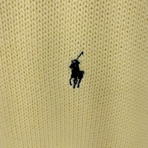 ポロバイラルフローレン Polo by RALPH LAUREN ポニー刺繍 コットン ニットベスト メンズ import:L