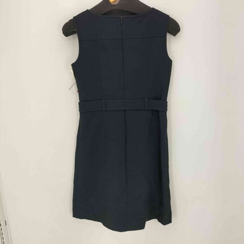 クレージュ courreges コットン ロゴチャーム ノースリーブミニワンピース レディース JPN:40