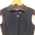 クレージュ courreges コットン ロゴチャーム ノースリーブミニワンピース レディース JPN:40