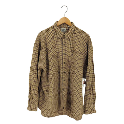 ギャップ Gap OLD 白タグ チェック BDシャツ メンズ JPN:XL