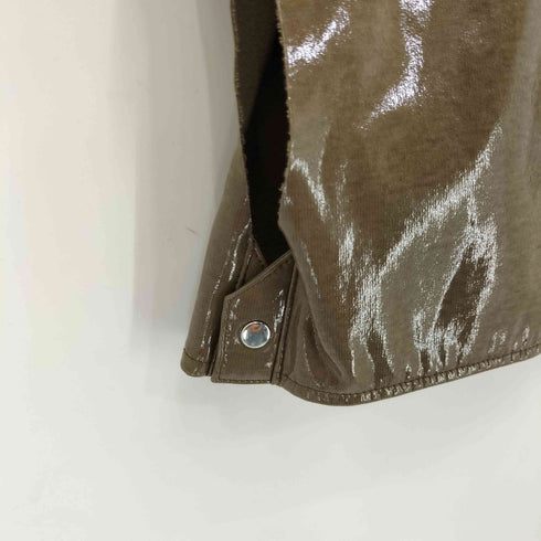 レイビームス Ray BEAMS 21AW ラミネート ハイネック ベスト レディース