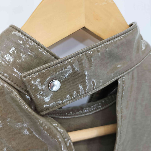 レイビームス Ray BEAMS 21AW ラミネート ハイネック ベスト レディース