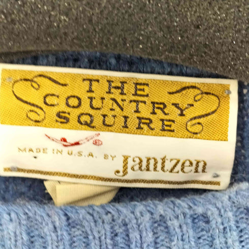 ジャンセン jantzen USA製 金タグ ケーブルニット メンズ JPN:M