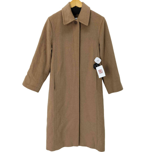 マックスマーラ MAX MARA 銀タグ キャメル ロングコート レディース JPN:40