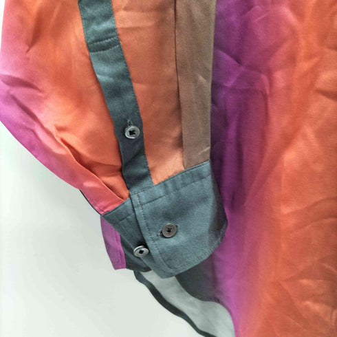 ジョンメイソンスミス JOHN MASON SMITH RAYON SILK TICKET POCKET REGULER COLLAR SHIRT メンズ 38