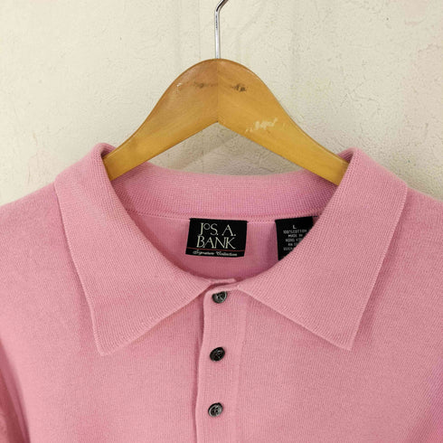 ジョスエーバンク Jos A Bank Signature Collection コットンニットポロシャツ メンズ import:L