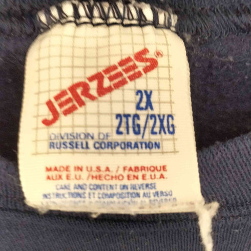 ジャージーズ JERZEES USA製 無地 クルーネックスウェット メンズ 2X