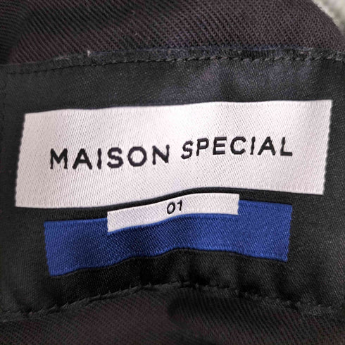 メゾンスペシャル MAISON SPECIAL ジグザグジャガードパンツ メンズ