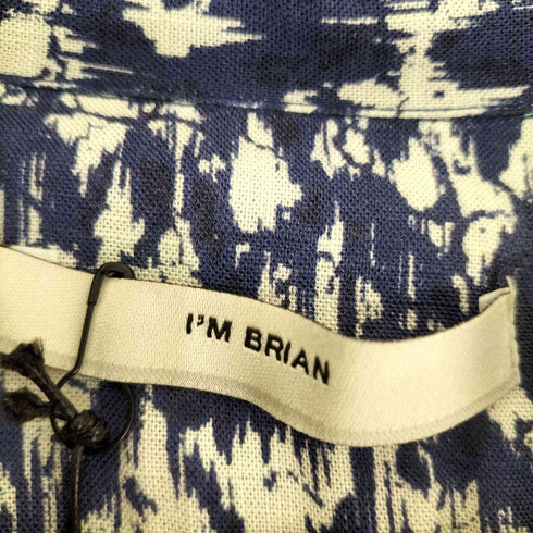 I'm Brain camicia fantasia オープンカラーシャツ イタリア製 メンズ JPN:M