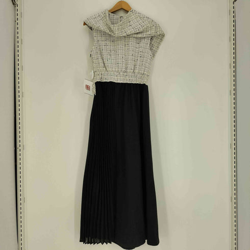 HDXULY Design Tweed Dress デザイン ツイード ドレス ワンピース レディース