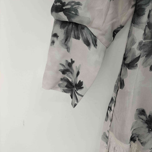 リリーブラウン Lily Brown 23AW 大花柄フリンジワンピース レディース ONE SIZE