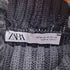 ザラ ZARA JERSEY PUNTO RIB クロップド タートルネック リブ ニット レディース import:M