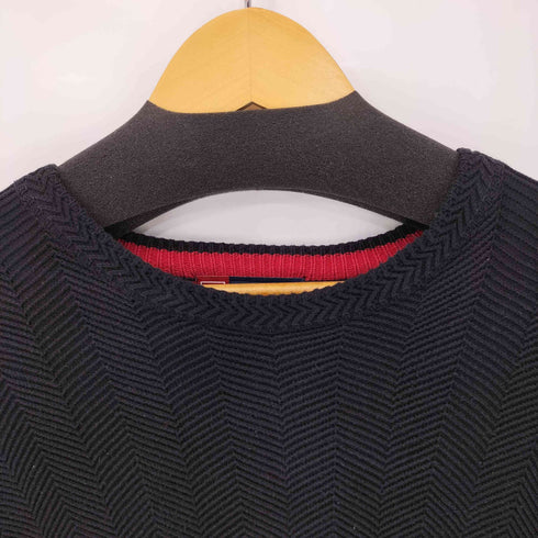 チャップス CHAPS ヘリンボーンコットンニット メンズ import:L