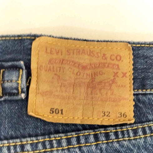 リーバイス Levis 501 ボタンフライ シンチバック デニムパンツ メンズ 32×36