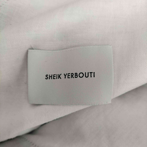 SHEIK YERBOUTI サイドジップ ウールギャバ トラウザーズ メンズ 48