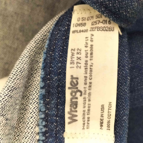 ラングラー Wrangler MADE IN USA 13MWZ ストレートデニムパンツ メンズ 27x32