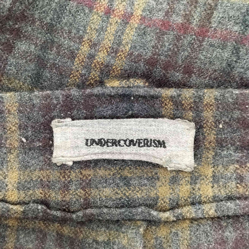 アンダーカバーイズム UNDERCOVERISM チェック柄 ウールパンツ メンズ