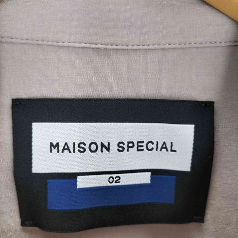 メゾンスペシャル MAISON SPECIAL WAY Asymmetry Prime-Over Shirt メンズ JPN:2