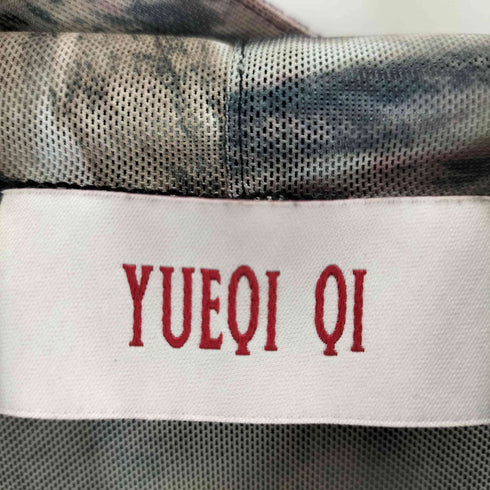 yueqi qi 転写メッシュパーカー レディース
