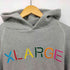 エクストララージ XLARGE ロゴ刺繍 コットン ニット プルオーバー パーカー メンズ JPN:M