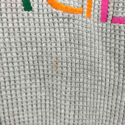 エクストララージ XLARGE ロゴ刺繍 コットン ニット プルオーバー パーカー メンズ JPN:M