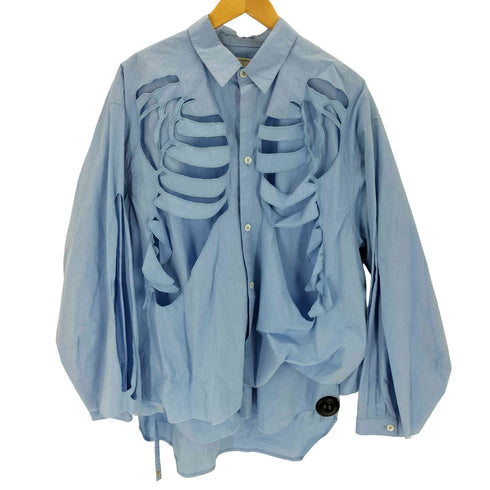 セヴシグ SEVESKIG Layered L/SL Shirt Ver All humans united in bones メンズ