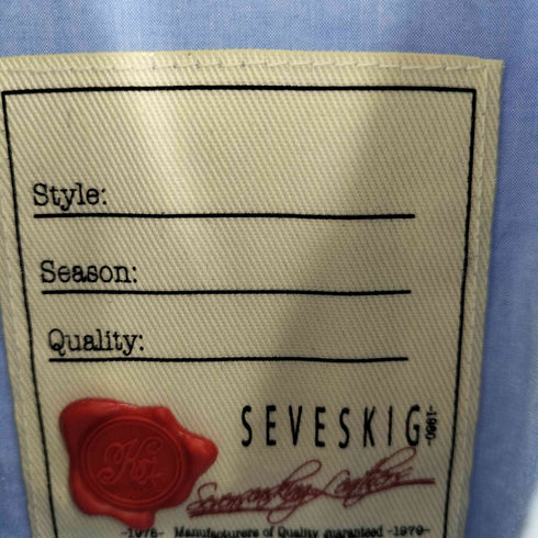 セヴシグ SEVESKIG Layered L/SL Shirt Ver All humans united in bones メンズ
