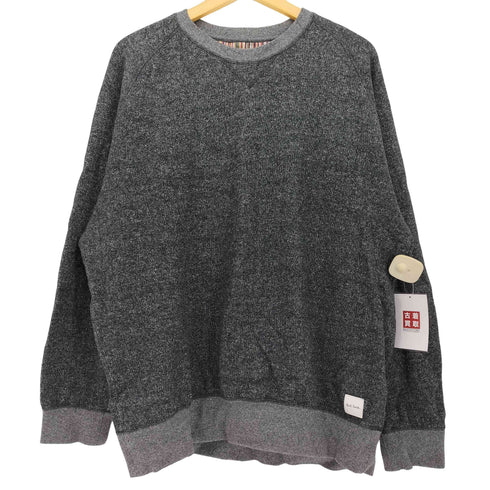 ポールスミス Paul Smith HOMEWEAR 裏起毛 Vガゼット マルチストライプ ラグランスリーブ スウェット トレーナー メンズ LL