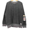ポールスミス Paul Smith HOMEWEAR 裏起毛 Vガゼット マルチストライプ ラグランスリーブ スウェット トレーナー メンズ LL