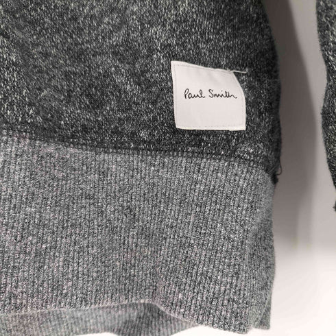 ポールスミス Paul Smith HOMEWEAR 裏起毛 Vガゼット マルチストライプ ラグランスリーブ スウェット トレーナー メンズ LL