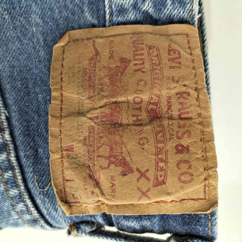 リーバイス Levis 80s 501 ボタンフライストレートデニムパンツ ボタン裏653 メンズ W30 L38