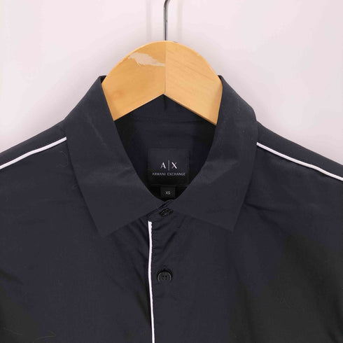 アルマーニエクスチェンジ ARMANI EXCHANGE パイピングシャツ SLIM メンズ JPN:XS