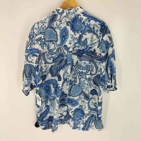 メゾンスペシャル MAISON SPECIAL Sheer Print Prime-Over Short Sleeve Open Collar Shirt メンズ JPN:1