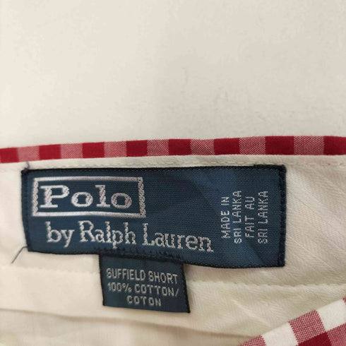 ポロバイラルフローレン Polo by RALPH LAUREN 90s SUFFIELD SHORT ギンガムチェックショーツ メンズ 33