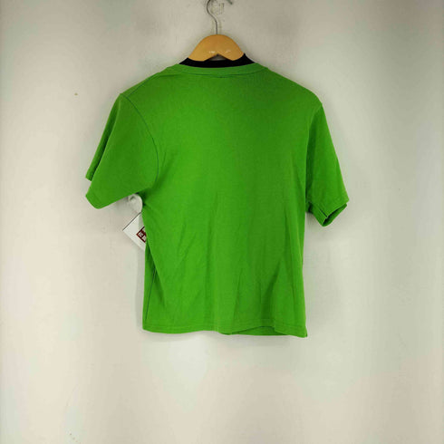 90s USA製 プリントクルーネックTシャツ レディース 14-16