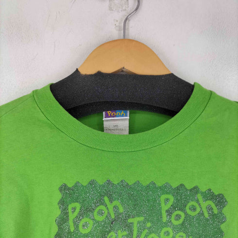 90s USA製 プリントクルーネックTシャツ レディース 14-16