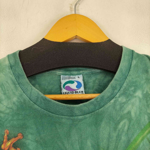 リキッドブルー LIQUID BLUE タイダイ カエルプリント S/S Tシャツ メンズ JPN:L