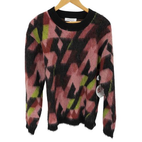 メゾンキツネ MAISON KITSUNE GRAPHIC MOHAIR JACQUARD JUMPER グラフィック モヘア ジャカード ジャンパー メンズ JPN:M
