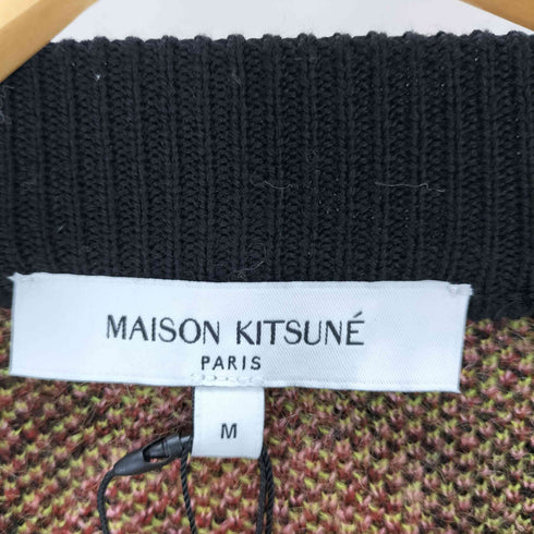 メゾンキツネ MAISON KITSUNE GRAPHIC MOHAIR JACQUARD JUMPER グラフィック モヘア ジャカード ジャンパー メンズ JPN:M